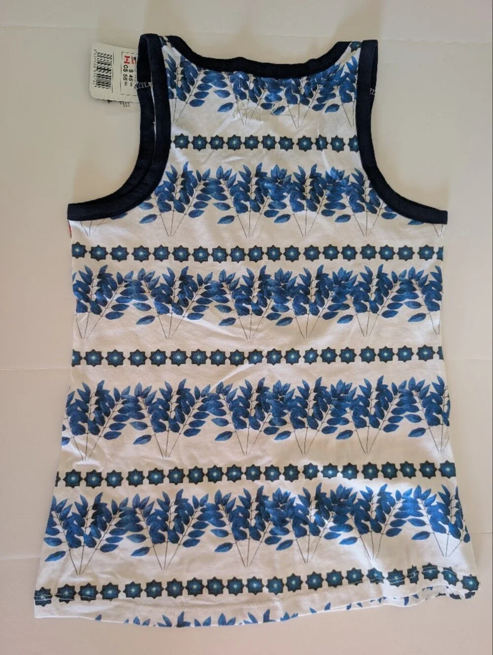 NWT Desigual Girls Reversible Sequin Heart Anchor Tank Top Size 13/14